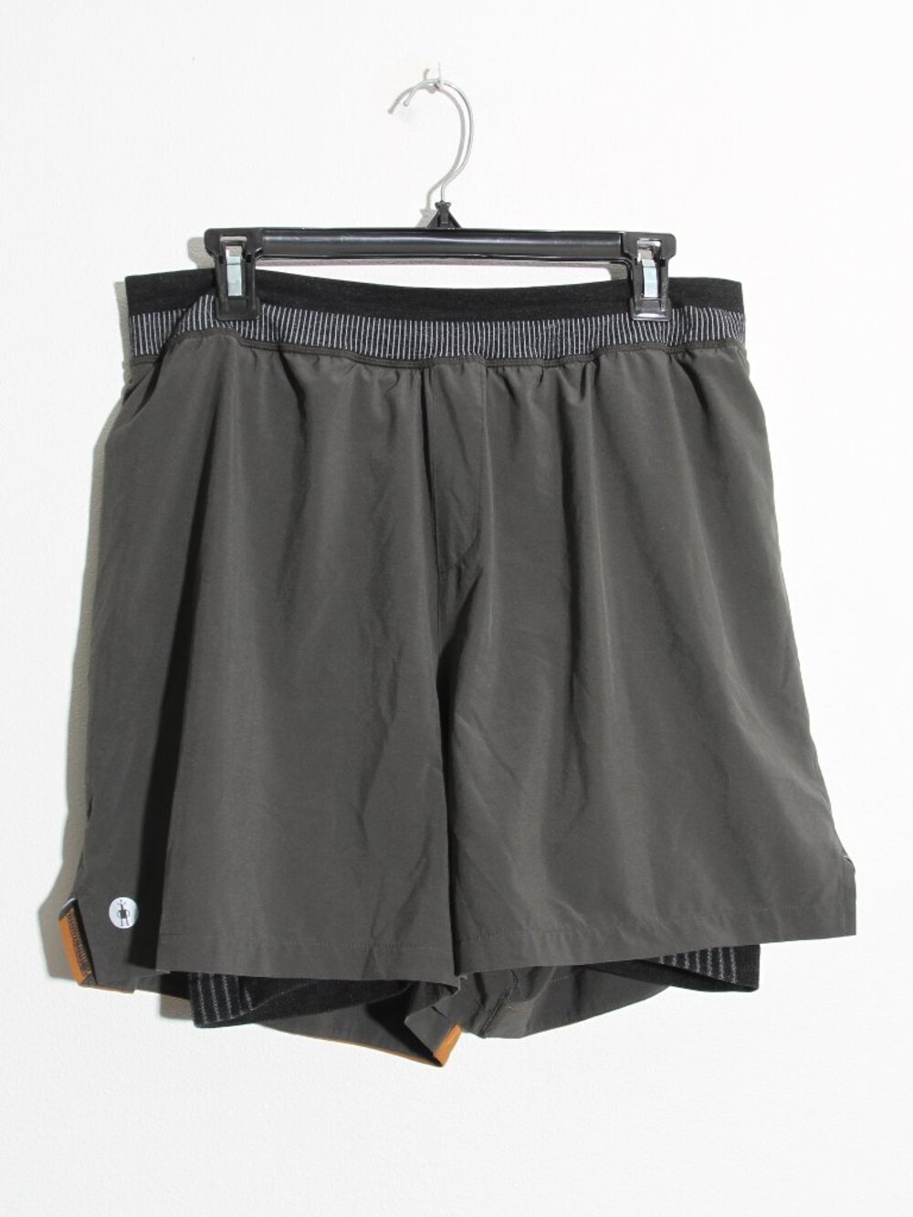 Smartwool Intraknit Active Lined Shorts 5” Inseam Merino Wool North Woods Sz XL